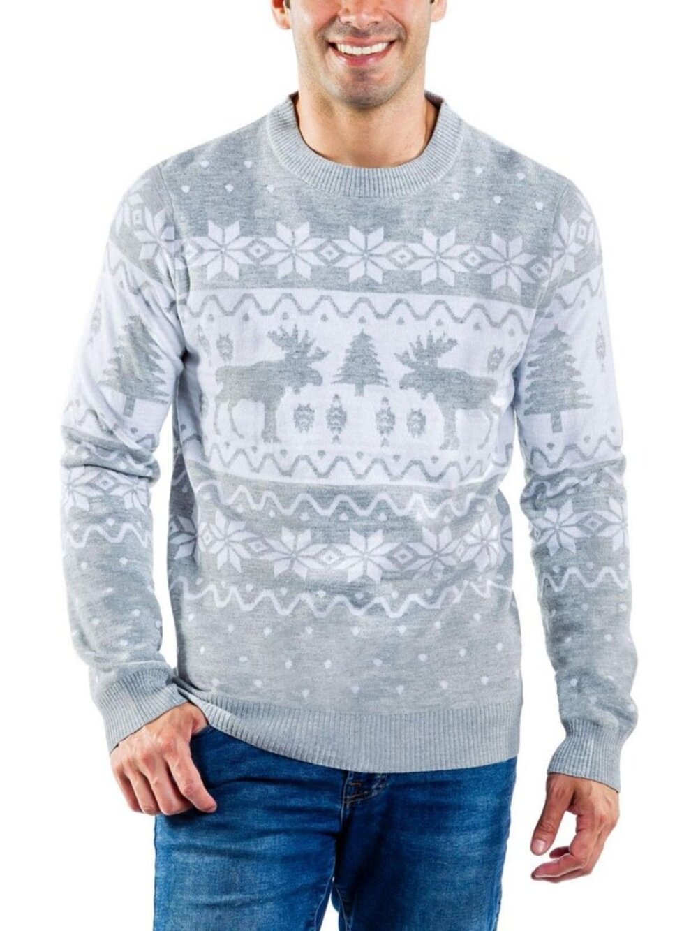 Funny Men's Ugly Christmas Sweater - Fun Holiday Pullover for Festive Cheer